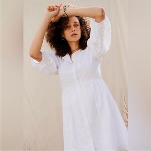 Matilda Jane Elegant White Long Sleeve Dress